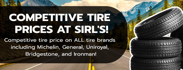 Competitive Tire Prices at Sirl